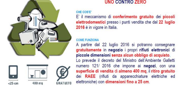 ECONOMIA CIRCOLARE, rifiuti elettronici: “Da domani l’Italia è più semplice e più circolare”