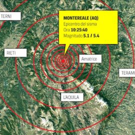 TERREMOTO:”Italia resiste al terremoto grazie a forza dei cittadini e protezione civile”