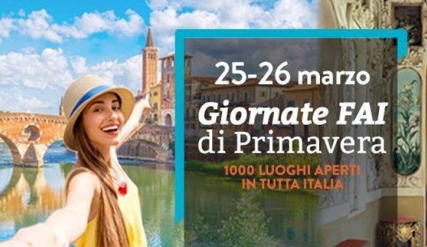 FAI, GIORNATE di PRIMAVERA: ”Auguri FAI per 25 anni delle Giornate di Primavera. Preziosa occasione partecipazione”