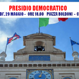 PRESIDIO DEMOCRATICO a COMO, #iostoconmattarella