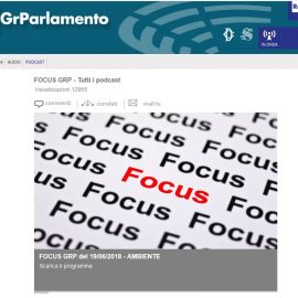 RAI GrParlamento, intervista radiofonica alla trasmissione di approfondimento Focus