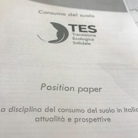 CONSUMO DI SUOLO, seminario TES