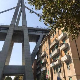 GENOVA, Ponte Morandi, visita istituzionale con le Commissioni Trasporti e Infrastrutture