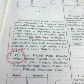 GENOVA, CROLLO PONTE MORANDI: “Bocciati tutti emendamenti PD sull’obbligo di rispettare la normativa antimafia”