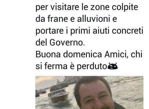 MALTEMPO: “Salvini senza vergogna. Basta sciacallaggio su danni e vittime. Cancelli condono Ischia e ripristini Italia Sicura”