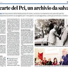 CARTE COMUNISTE , un archivio salvato e una Casa delle memoria da costruire