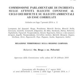 RIFIUTI, INCENERITORI: “Chi è al Governo dovrebbe leggere la Relazione della Commissione Ecomafie sulla Regione Campania”