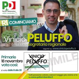 #RIcominciamodalPD con VINICIO PELUFFO