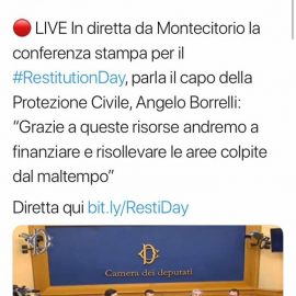 PROTEZIONE CIVILE: “Patrimonio del Paese, non di una parte politica”