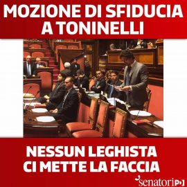 TONINELLI è salvo ma si dimetta per la gestione indecente degli investimenti