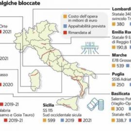 OPERE PUBBLICHE: “Italia bloccata”