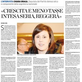 INTERVISTA a La Provincia di Como: “La sfida che abbiamo deciso di giocare per l’Italia e l’Europa”