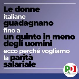 DONNE, PARITA’ SALARIALE