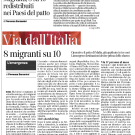 A PROPOSITO DI IMMIGRAZIONE…