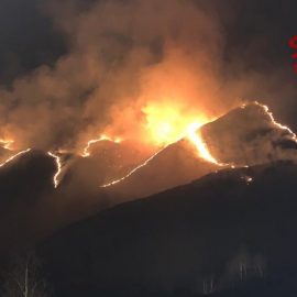 INCENDIO DOLOSO A GARZENO: “Rabbia e sconforto”