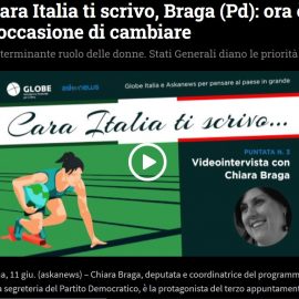 CARA ITALIA TI SCRIVO: “Ora è l’occasione di cambiare”