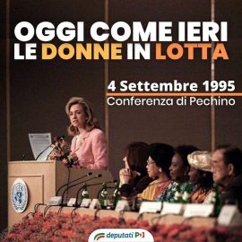 DONNE: “A 25 anni dalla Conferenza Onu a Pechino”