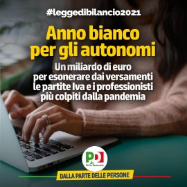 LEGGE DI BILANCIO 2021 – AUTONOMI: “Esonero dal pagamento dei contributi previdenziali e introduzione della cassa integrazione per autonomi”