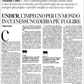 L’UNHCR COMPIE 70 ANNI: “L’impengo per costruire un mondo in cui nessuno sia più costretto a fuggire”