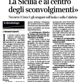 AMBIENTE, CRISI CLIMATICA: “Tutta l’area mediterranea è già un hot spot, una macchia calda della geofrafia”