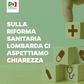 SANITA’ RIFORMA SANITARIA LOMBARDIA: “Dal ministro Speranza istruttoria celere su riforma sanitaria della Lombardia”