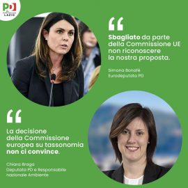 AMBIENTE, NUCLEARE: ” Grave errore la decisione dell’UE di classificare gli impianti gas e nucleare come investimenti green”