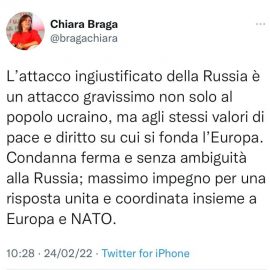 UCRAINA-RUSSIA: “Lo sgomento della guerra; un risveglio drammatico per il mondo intero che assiste all’invasione dell’Ucraina”