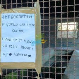 LAVATOIO DI ALBATE (COMO): “Scritte ignobili da condannare”