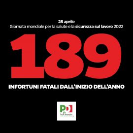 28 APRILE, GIORNATA MONDIALE PER LA SALUTE E LA SICUREZZA SUL LAVORO￼