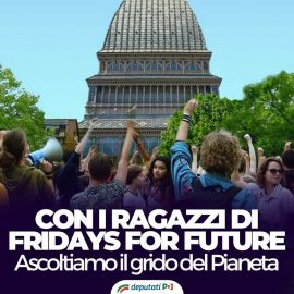 A TORINO IL MEETING DEI FRIDAYS FOR FUTURE: “Ascoltiamo il grido del pianeta”