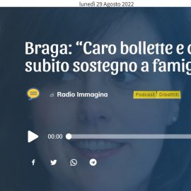 CARO BOLLETTE: “Da PD proposte concrete. Surreali richieste di chi ha fatto cadere il governo Draghi”