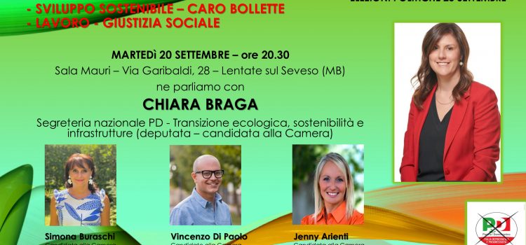 PD Lentate sul Seveso: “”PIANO ITALIA 2027, SVILUPPO SOSTENIBILE, CARO BOLLETTE, LAVORO, GIUSTIZIA SOCIALE” | ore 20:30 | sala Mauri di via Gribaldi, 28 | LENTATE SUL SEVESO (MB)