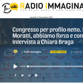 INTERVISTA A RADIO IMMAGINA: “Ambiente, i pericoli per il nostro pianeta, la Cop27, il Congresso del PD e le regionali in Lombardia”