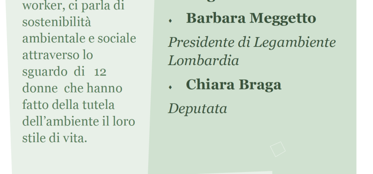 Legambiente Como, presentazione libro “LE SFUMATURE DI VERDE” di Paola Turroni | ore 18:00 | Libreria Feltrinelli, via Cesare Cantù, 17 | COMO