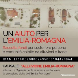 UN AIUTO PER L’EMILA ROMAGNA. RACCOLTA FONDI