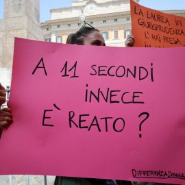 DONNE, MOLESTIE: “Non è il tempo a decidere una violenza”