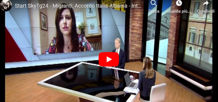 ACCORDO MIGRANTI ITALIA-ALBANIA, INTERVISTA A ‘START’ SU SKY TG24
