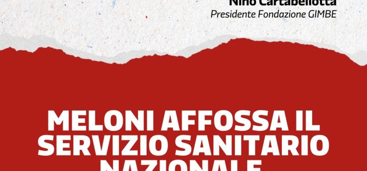 SANITA’: “Risorse ampiamente insufficienti, mancano 19 miliardi di euro”