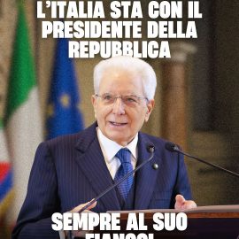 MATTARELLA: “Lungo applauso, la solidarietà ti tutta la Camera al Presidente della Repubblica”