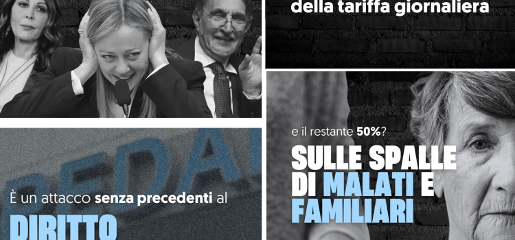 SANITA’: “Destra smantella SSN e penalizza i non autosufficienti e gli affetti da patologie cronico degenerative. Inaccettabile”