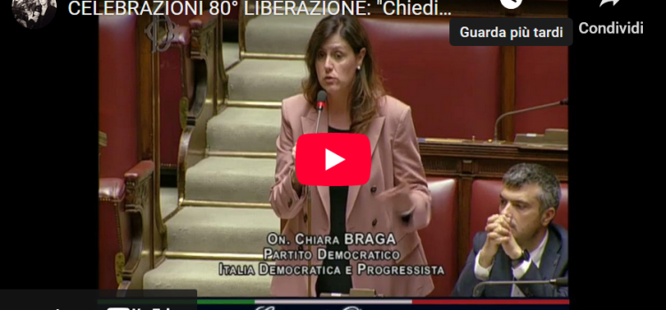 80° LIBERAZIONE: “Chiediamo al ministro di riferire in Aula sui vergognosi fatti accaduti”