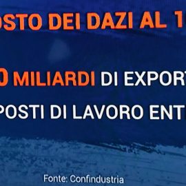 DAZI TRUMP: “Danno reale per l’Italia. Governo ne sottovalute le conseguenze”