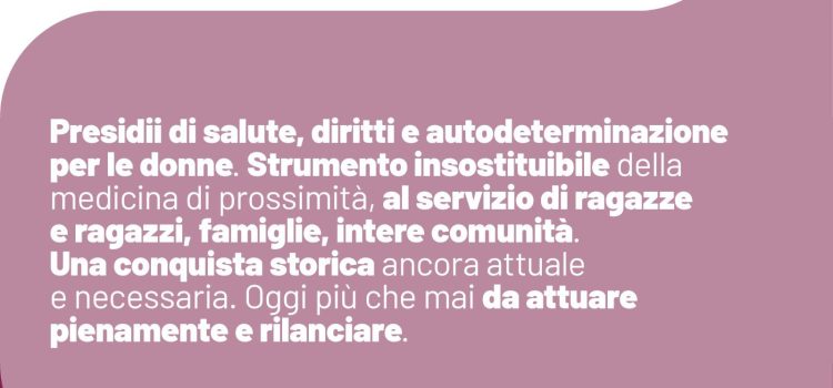 SANITA’: “Cinquant’anni fa la Legge 405 istituiva i consultori sanitari” SANITA’: “Cinquant’anni fa la Legge 405 istituiva i consultori sanitari”