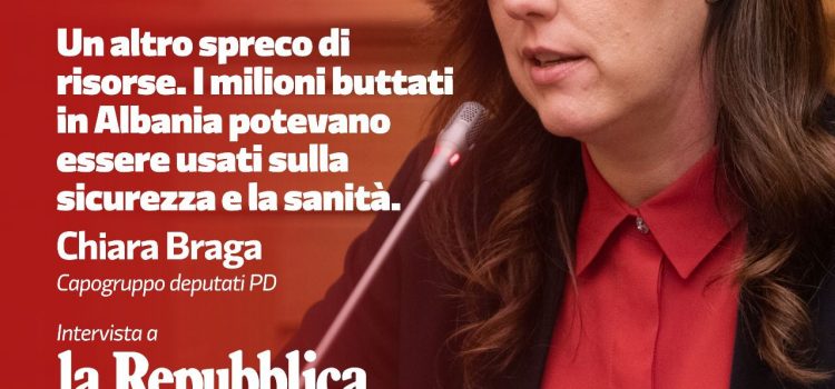 ACCORDO RIMPATRI E CPR IN ALBANIA: “Milioni buttati in Albania potevano essere usati su sicurezza e sanità ACCORDO RIMPATRI E CPR IN ALBANIA: “Milioni buttati in Albania potevano essere usati su sicurezza e sanità