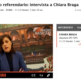 A RADIO RADICALE: “Costituzione baluardo per tutti e tutte”