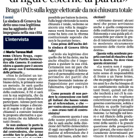 CORRIERE DELLA SERA: “Le sfide per battere la destra”
