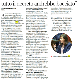 DL SICUREZZA: “Picconano lo stato di diritto, rendono l’avvocato un esecutore del Governo”