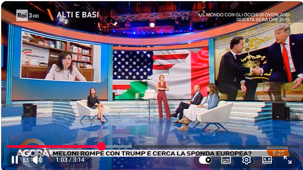RUTTE, NATO, UE: “L’evidente riposizionamento di Giorgia Meloni dopo la crisi con Trump”