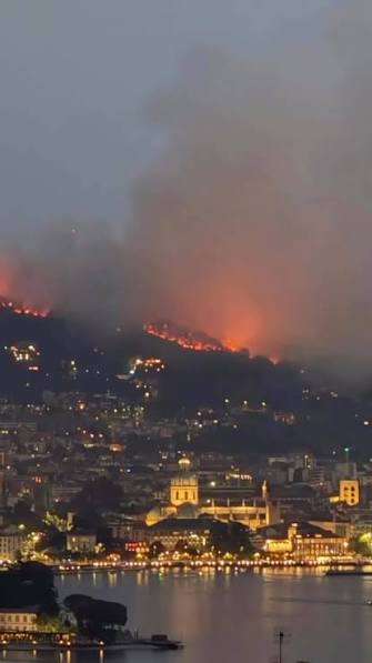 INCENDIO MONTE GOJ: “Vicini alla città, grazie a chi sta lavorando senza sosta”*