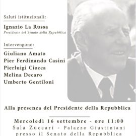IN RICORDO DI CARLO AZEGLIO CIAMPI: “Cittadino al servizio delle istituzioni”